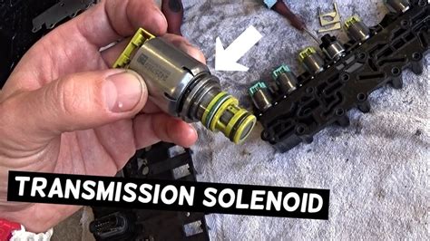 It works with the brake light switch and neutral safety switch to keep the vehicle from being started in gear. . What does a shift solenoid look like